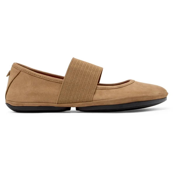 كامبر Right Nina, Women Moccasin/Ballerina, Brown